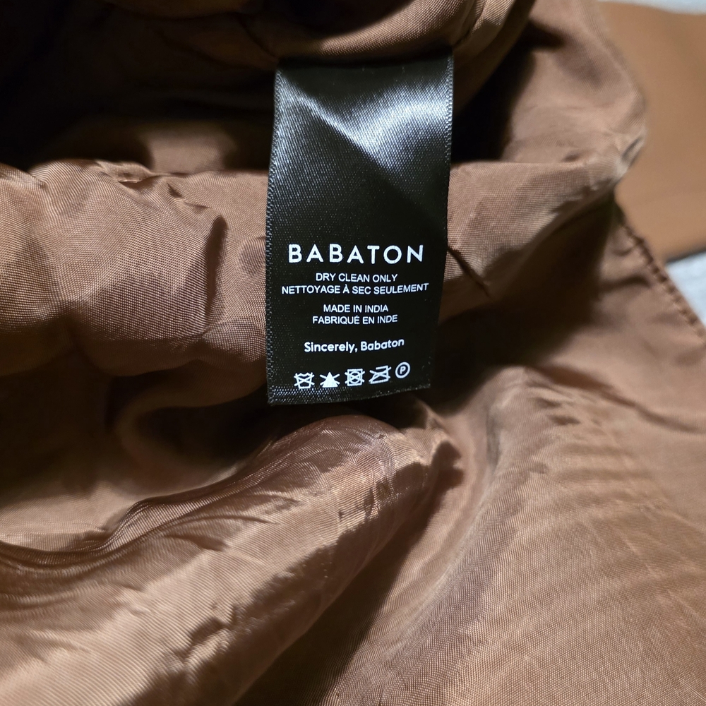 Aritzia Babaton Brown Vegan Leather Blazer (Size S) - Picture 7 of 7